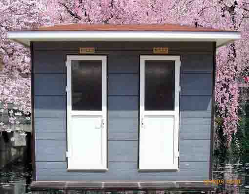 不銹鋼機械打包環保廁所