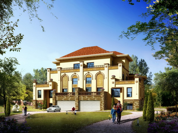 遼陽市嘉恒置業聯排別墅浮雕工程10