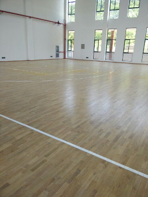 籃球場館體育木地板案例-蘭溪市外國語小學