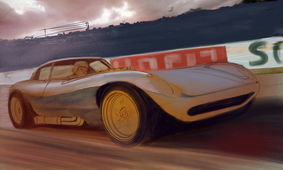 賽事賽車外觀展示涂裝紋樣設計樣式