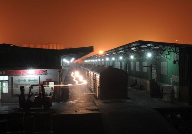 沈陽某貨場使用我司眾光LED產品