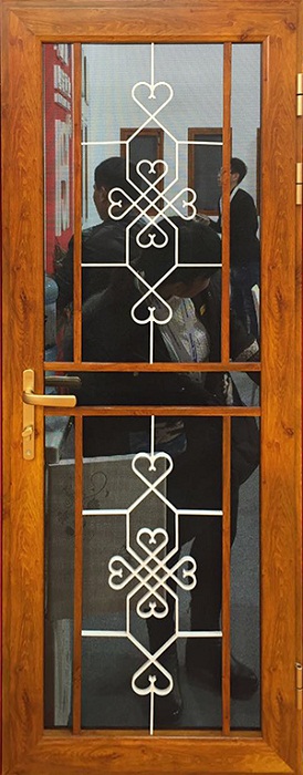 華碩80加窗花大平開(kāi)紗門(mén)